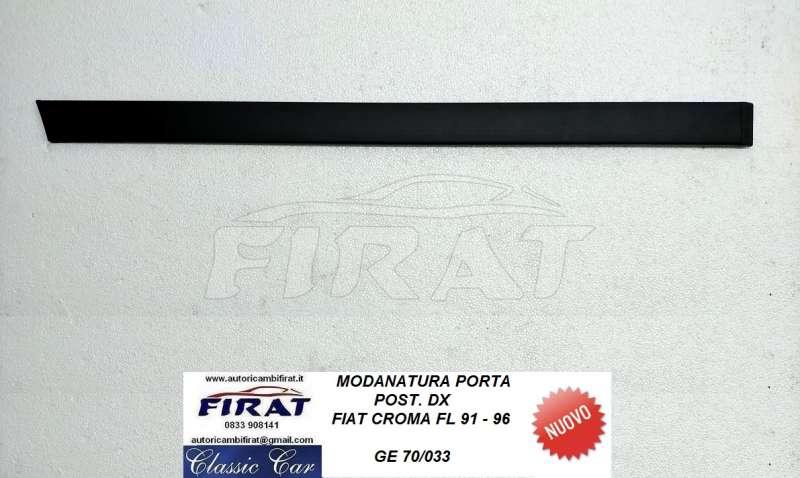 MODANATURA PORTA FIAT CROMA 91 - 97 POST.DX